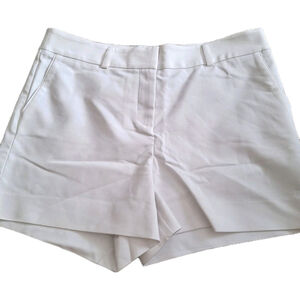 Boston Proper White Shorts Womens Size 14 NWOT Classic Preppy Pockets Chino